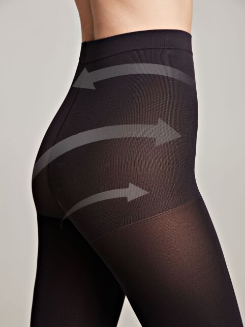 Opaque matte tights with slimming effect VELOUR ACTIVE 100 Lycra® - buy in the online store Conte