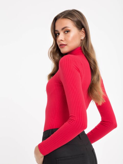Classic ribbed turtleneck bodysuit 823 - buy in the online store Conte