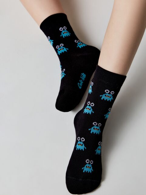 Хлопковые носки с рисунком “Monster” - купить в интернет-магазине Conte