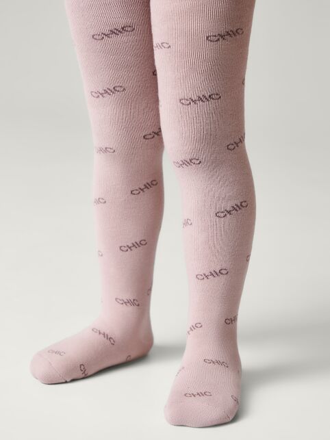 Колготки SOF-TIKI (махровые внутри) с надписью "chic" - купить в интернет-магазине Conte