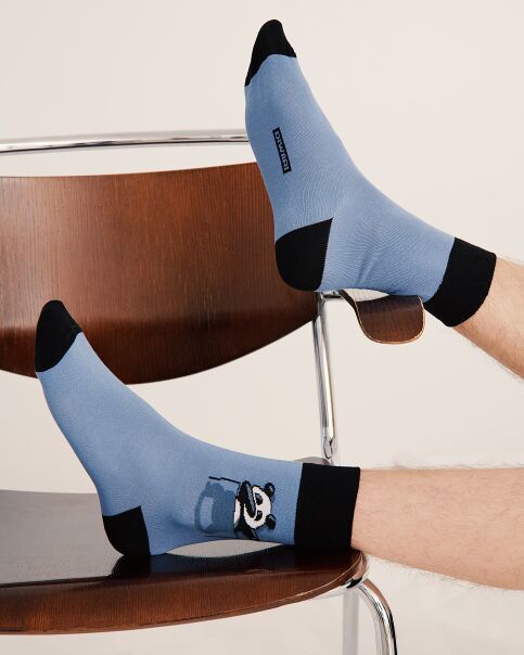 Хлопковые носки с рисунком «Mini panda» - купить в интернет-магазине Conte