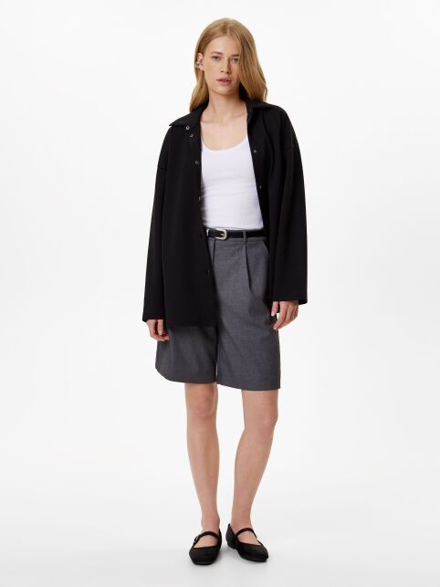 Рубашка из плотного костюмного полотна с разрезами по бокам LRU 3217 - купить в интернет-магазине Conte