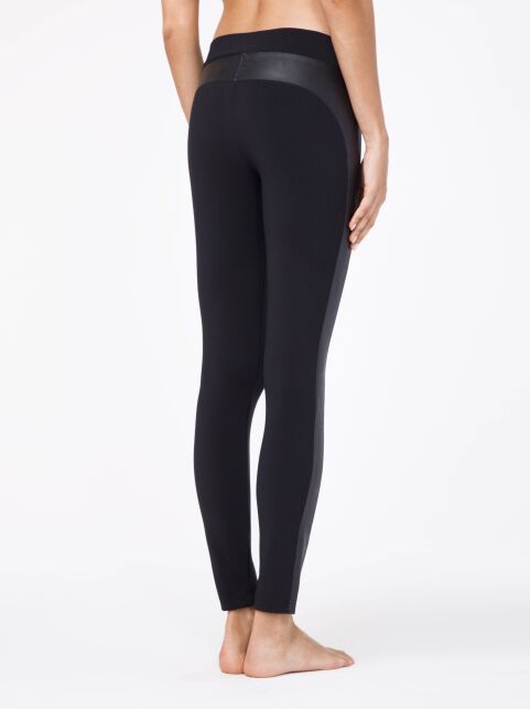 Ультрамодные леггинсы с лампасами из искусственной кожи DIVA (в пакете) - купить в интернет-магазине Conte