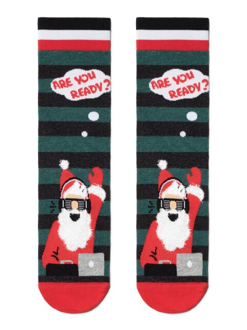 Christmas socks "Party with Santa" - buy in the online store Conte
