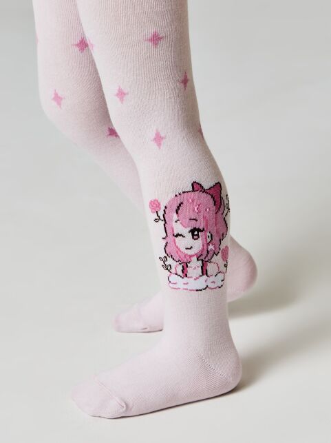 Хлопковые колготки с рисунком “Anime” - купить в интернет-магазине Conte