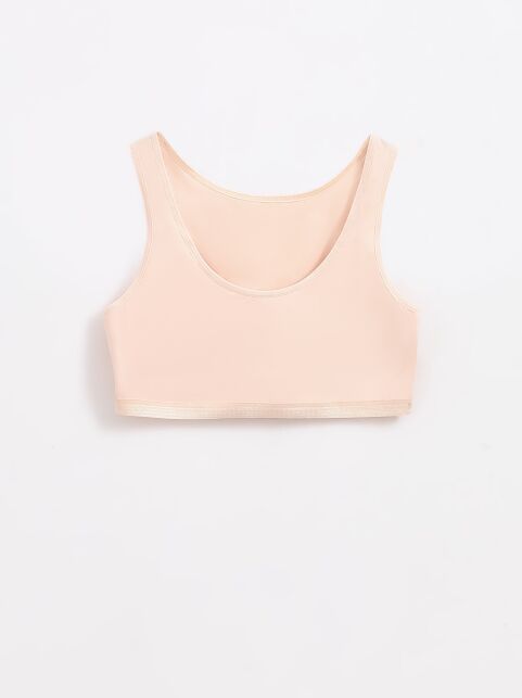 Бюстье из хлопка на широких бретелях BASIC COLLECTION LBE 2018.1 - купить в интернет-магазине Conte