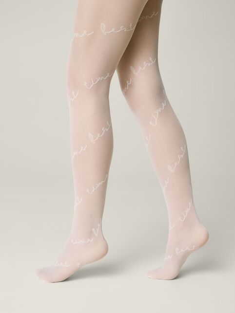 Колготки с рисунком «Time best» GRACE - купить в интернет-магазине Conte