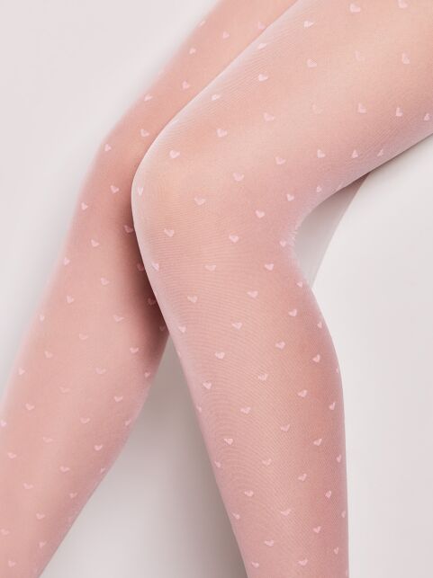 Колготки с рисунком "сердечки" ANABEL - купить в интернет-магазине Conte