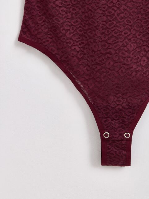 Боди из анималистичного кружева SAVAGE LBD 2549 - купить в интернет-магазине Conte