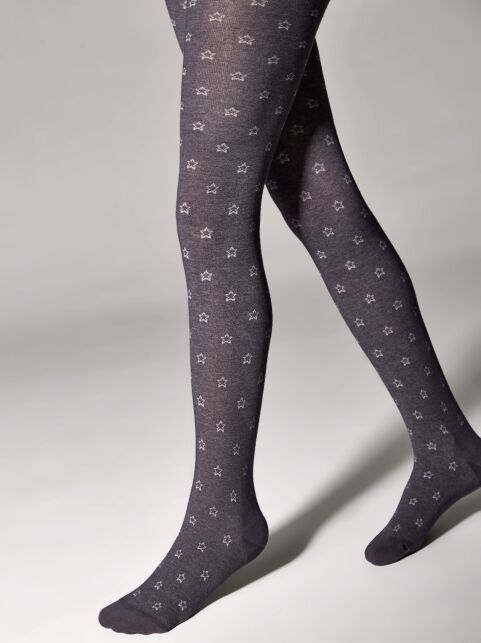 Хлопковые колготки с рисунком «звёзды» - купить в интернет-магазине Conte