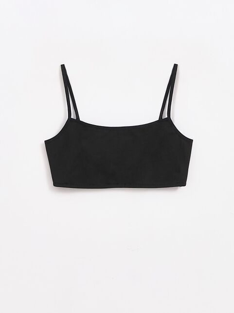 Бюстье из хлопка на тонких бретелях BASIC COLLECTION LBE 2017.1 - купить в интернет-магазине Conte