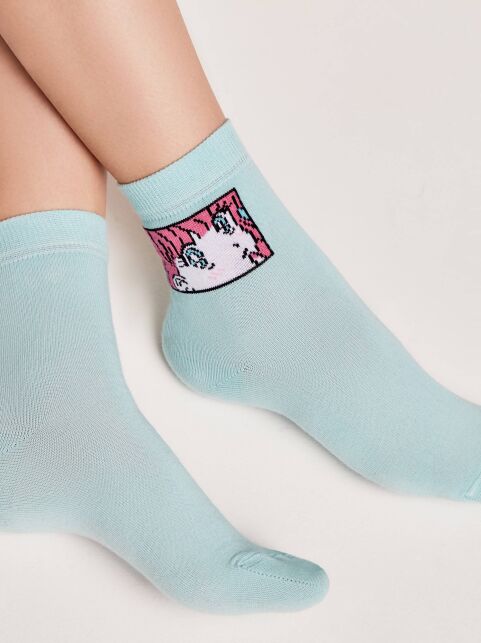 Хлопковые носки с рисунками "Anime" - купить в интернет-магазине Conte