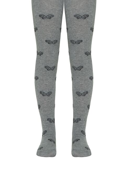 Хлопковые колготки с бабочками из люрекса - купить в интернет-магазине Conte