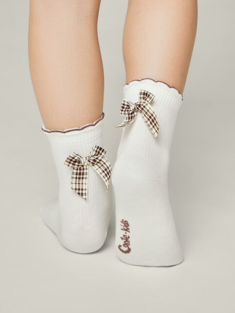 Носки TIP-TOP с декоративным бантиком и волнистым бортом - купить в интернет-магазине Conte