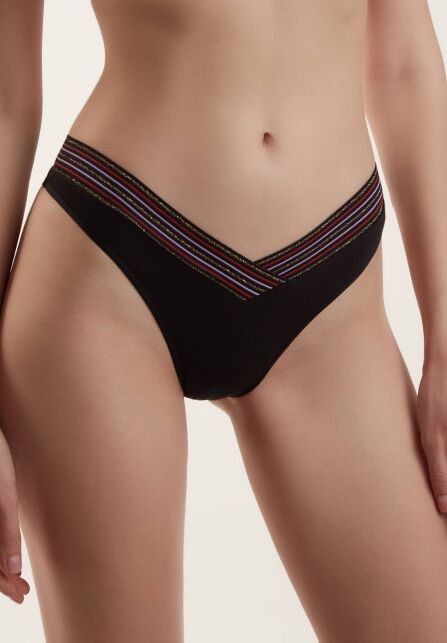 Трусы «бразилиана» с V-образной линией талии NEW CUT LBR 1502 - купить в интернет-магазине Conte