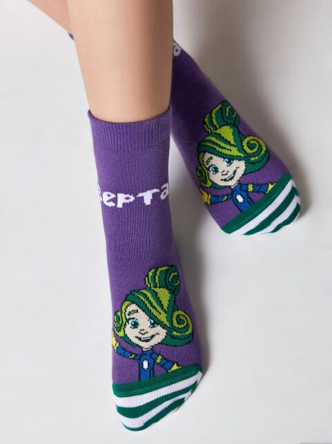 Носки с рисунком Верта по лицензии «Фиксики» - купить в интернет-магазине Conte