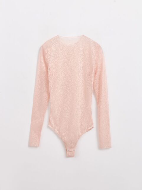 Боди из анималистичного кружева SAVAGE LBD 2549 - купить в интернет-магазине Conte