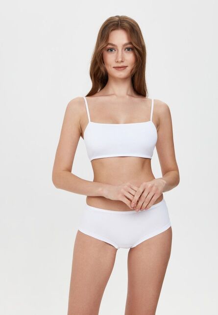 Cotton bustier with thin straps LBE 2017 - buy in the online store Conte