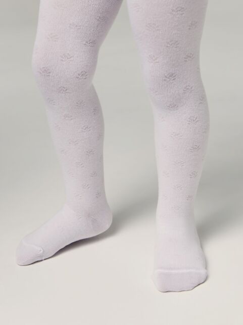 Хлопковые колготки с рисунком «цветы» - купить в интернет-магазине Conte