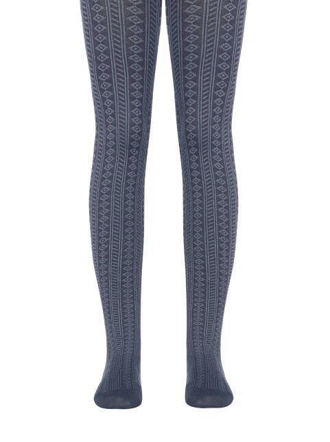 Melange tights with a raised pattern ZLATA - buy in the online store Conte
