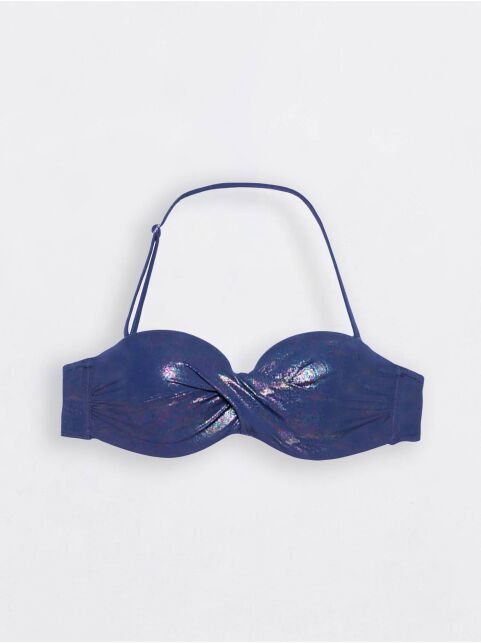 Лиф-балконет с эффектом push-up BRIGHT STORY цвета shimmer navy blue - купить в интернет-магазине Conte