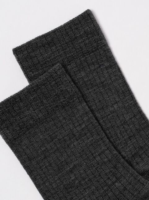 Теплые носки в рубчик с шерстью COMFORT - купить в интернет-магазине Conte