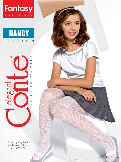 Tights NANCY with a "dot" pattern - buy in the online store Conte