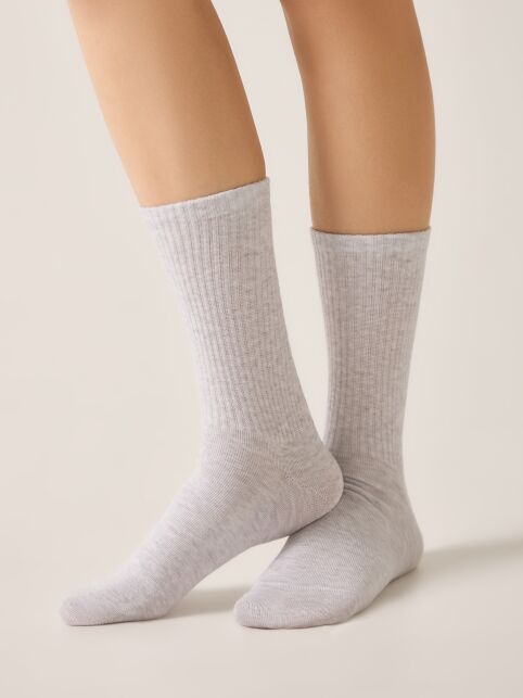 Удлинённые носки ACTIVE из хлопка с рисунком «стрелки» - купить в интернет-магазине Conte