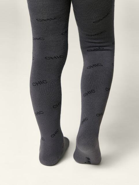 Колготки SOF-TIKI (махровые внутри) с надписью "chic" - купить в интернет-магазине Conte