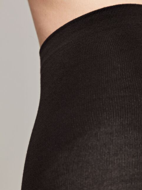 Теплые колготки женские из хлопка COTTON 250 Lycra® неро цвета - купить в интернет-магазине Conte
