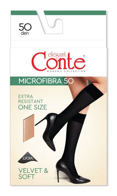 Microfiber socks MICROFIBRA 50 (1 pair) - buy in the online store Conte