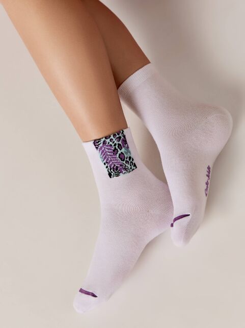 Хлопковые носки с рисунками «Nature» - купить в интернет-магазине Conte