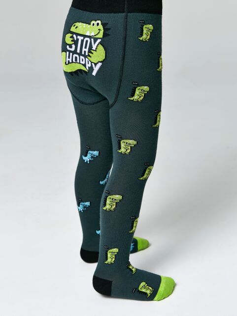 Хлопковые колготки с рисунком «Stay happy» - купить в интернет-магазине Conte
