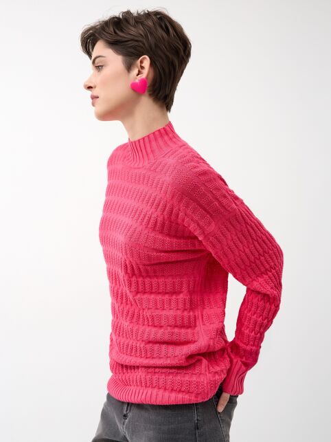 Джемпер свободного силуэта из хлопка и модала LDK 24105 - купить в интернет-магазине Conte