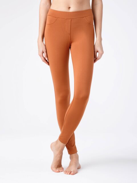 Extra soft jeggings with thermal effect LIBERTY PLUSH - buy in the online store Conte