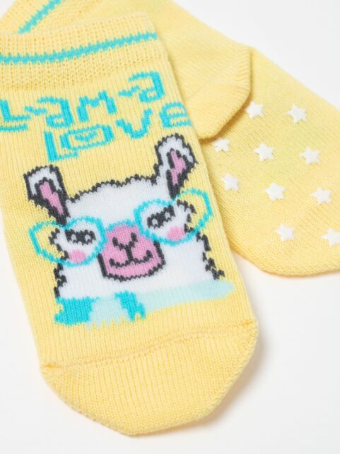 Антискользящие носки TIP-TOP с рисунком «Лама» - купить в интернет-магазине Conte