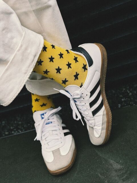 Хлопковые носки HAPPY с рисунком «Звезды» - купить в интернет-магазине Conte