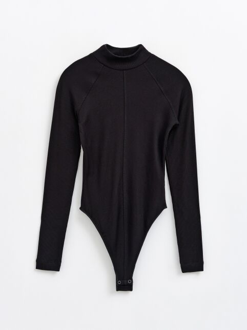 Боди с центральным швом из фактурного полотна с вискозой LBD 2380 - купить в интернет-магазине Conte