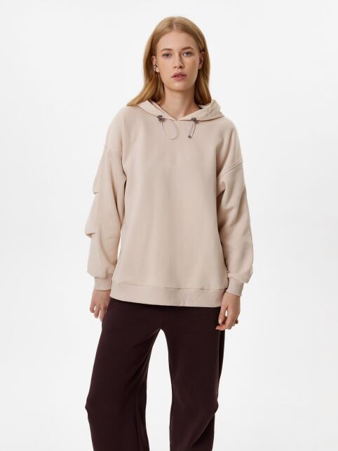 Джемпер из футера с капюшоном LD 3226 - купить в интернет-магазине Conte