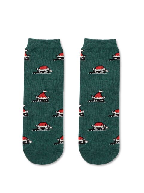 Женские новогодние носки с пушистой нитью «Xmas cat» - купить в интернет-магазине Conte