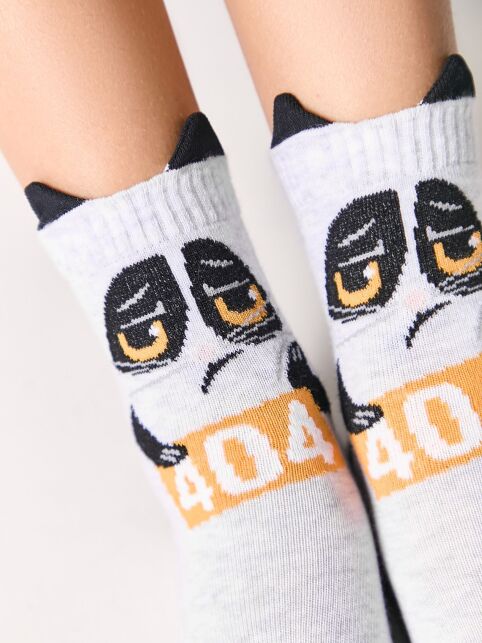 Короткие носки с декоративными ушками «Енот» - купить в интернет-магазине Conte