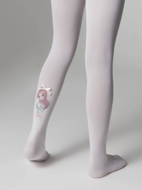 Колготки из микрофибры с рисунком и декором LOVELY - купить в интернет-магазине Conte