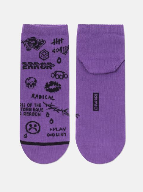 Укороченные носки из хлопка «Signs» - купить в интернет-магазине Conte