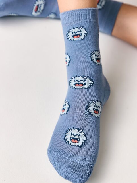 Хлопковые носки джинс SOF-TIKI с махровой стопой - купить в интернет-магазине Conte