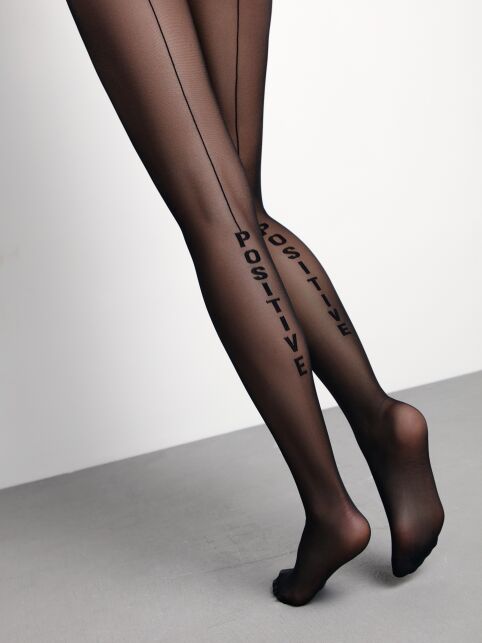 Tights with lettering POSITIVE - buy in the online store Conte