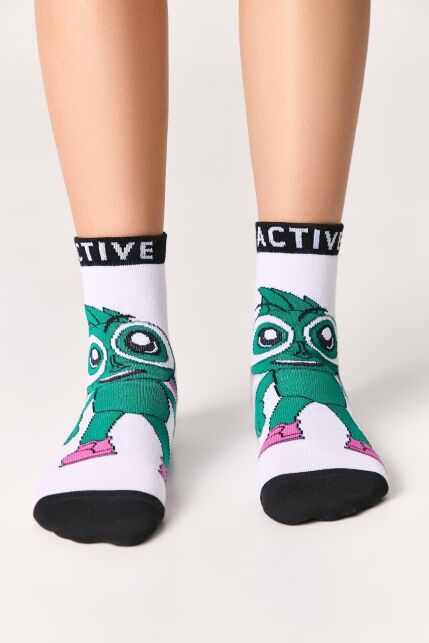 Хлопковые носки «Глазастики» Active - купить в интернет-магазине Conte