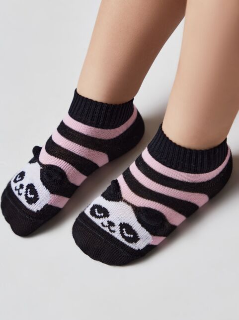 Хлопковые носки с рисунками «Panda 3D» - купить в интернет-магазине Conte