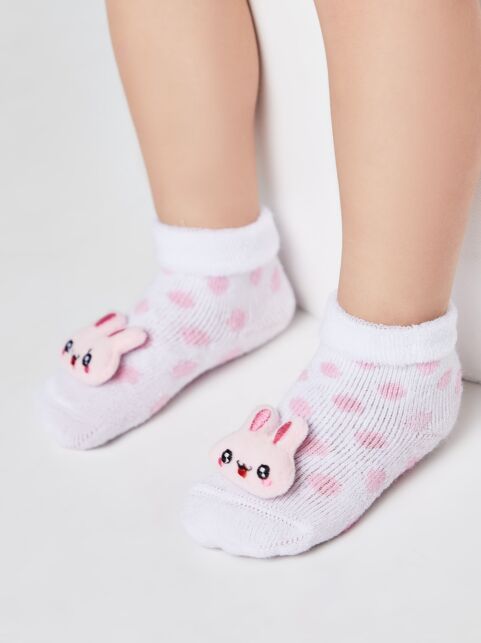 Махровые носки SOF-TIKI с мордашками "Зайка" - купить в интернет-магазине Conte