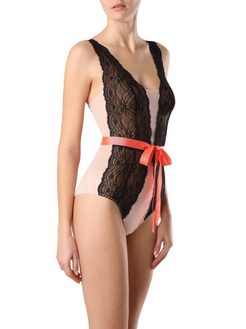 Bodysuit made of lace and soft mesh Taboo TA0009 - buy in the online store Conte