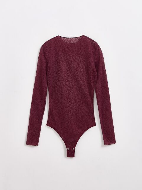 Боди из анималистичного кружева SAVAGE LBD 2549 - купить в интернет-магазине Conte